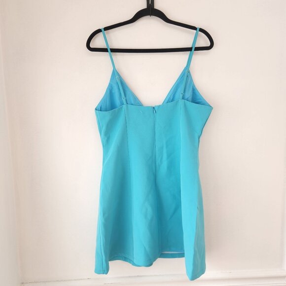 NWT Hello Molly Modern Icon Mini Dress Blue Cocktail Women's L (8) - Picture 4 of 10